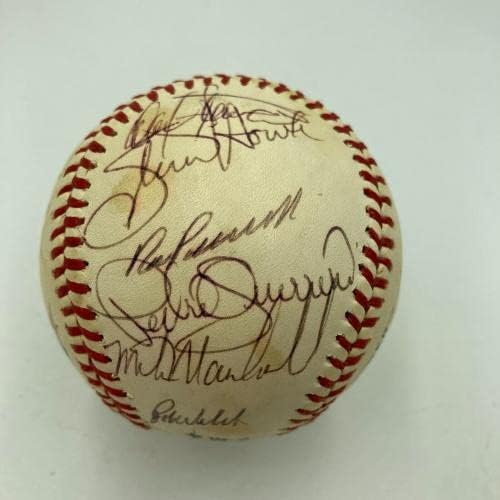 1981 Отбор на Шампионите от Световна серия Лос Анджелис Доджърс подписа договор с JSA COA по бейзбол - Бейзболни топки