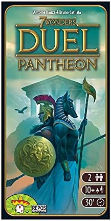 РАЗШИРЕНИЕТО на настолната игра 7 Wonders Duel Pantheon | Настолна игра за 2 играчи | Стратегическа Настолна игра | Настолна