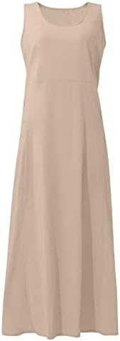 Женствена рокля Макси размер Плюс, Женски Лятото Ежедневното Модно рокля Средна дължина от Однотонного Памук 2022 година