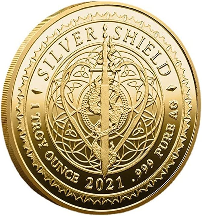 Цифров Виртуална валута Триизмерни Релефни Метални Възпоменателни монети Производство на САЩ Q Coin (Сребро)