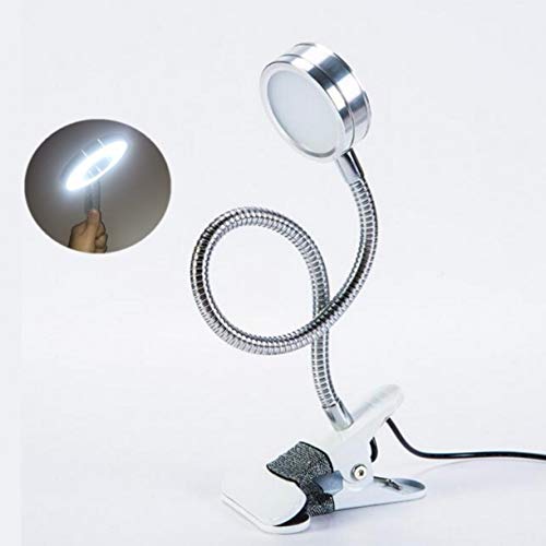 ZHONGJIUYUAN Обзавеждане за Перманентен Грим на Веждите с Лампа за Татуировки със Скоба USB с Регулируема Лампа Студена