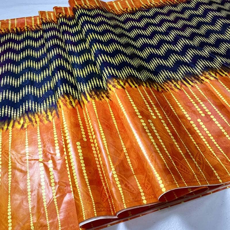 4 ярд, най-новата лъскава африканска плат, нигерийски Базен, водоустойчив памучен гвинейская брокат от Amibric