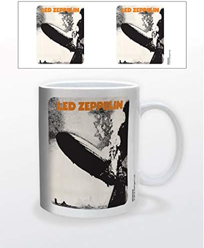 Чаша Pyramid Amrica - Led Zeppelin - 11 грама. Уникална керамична чаша за любителите на кафе, какао и чай - Устойчиви