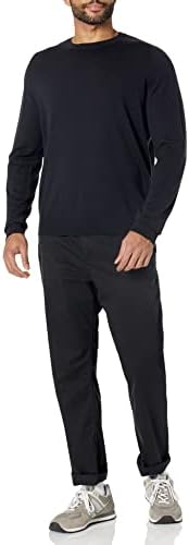 Мъжки пуловер с кръгло деколте от мериносова вълна обичайните размери на Aware (на разположение в най-високо изпълнение)