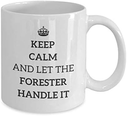 Успокой се и нека Гора да се Справят с Това, с Чаша Чай, Подарък за колега по горите, Подарък на Приятел, Чаша за Пътуване