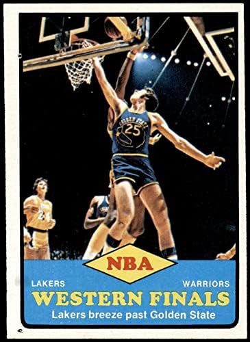 1973 Topps 67 Финал вестерна НБА лос анджелис Лейкърс/Уориърс (Баскетболно карта) VG/БИВШ Лейкърс/Уориърс
