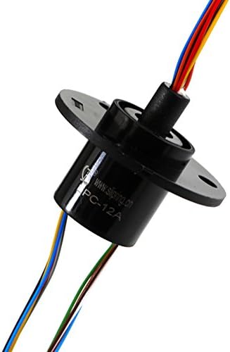 Капсульное за контакти пръстен JINPAT 12 Circuits с позлатени контакти и Гъвкави сребърно покритие подводящими кабели