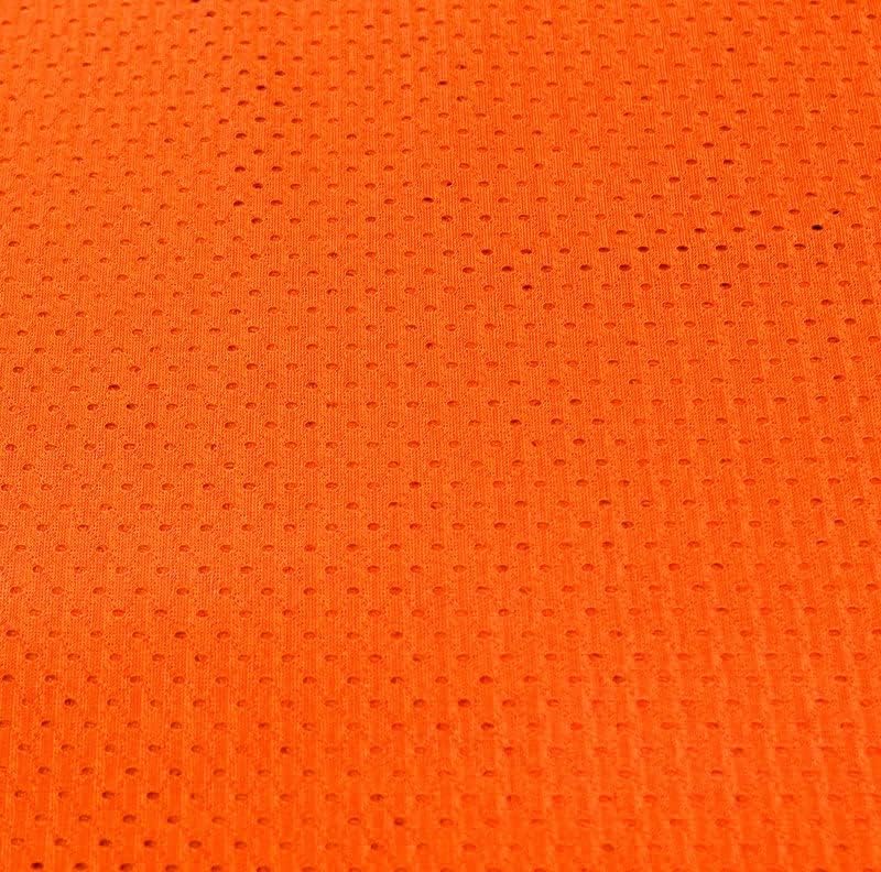 Трикотажная мрежа от полиестер Sawyer оранжев цвят, ярдовая - 10047