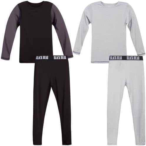 Комплект термобелья за момчета Black Bear - Тениска с дълги ръкави и долни гащи Performance Base Layer от 4 теми