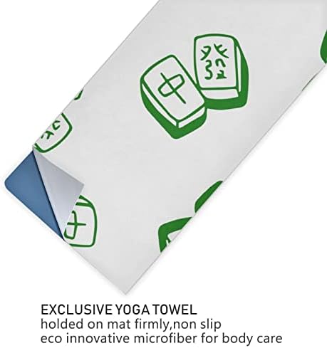 Одеало за йога Augenstern в китайски стил-Маджонг-Теракот-Клетчатое Кърпа За Йога Постелката за йога, Кърпа