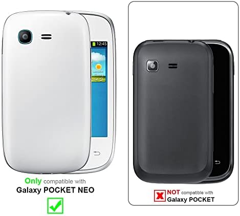 Калъф Cadorabo, съвместим с Samsung Galaxy Pocket НЕО Пастельно-лилав цвят - Калъф-за награда в стил флип от структурирана