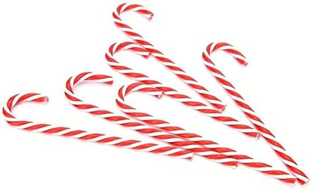 PULABO Украса на Коледната Елха Коледни Бонбони Ечемик Захар Многократна употреба Пластмасови Аксесоари За Коледното
