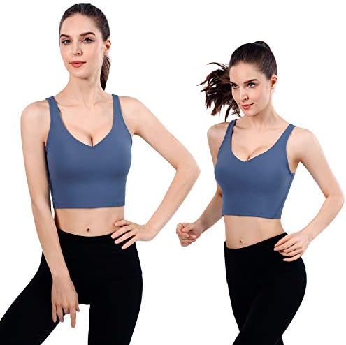 Модернизирани Спортни Сутиени за жени - Блузи за йога със Сменяеми накладки, Безпроблемна Ударопрочная подкрепа за тренировки