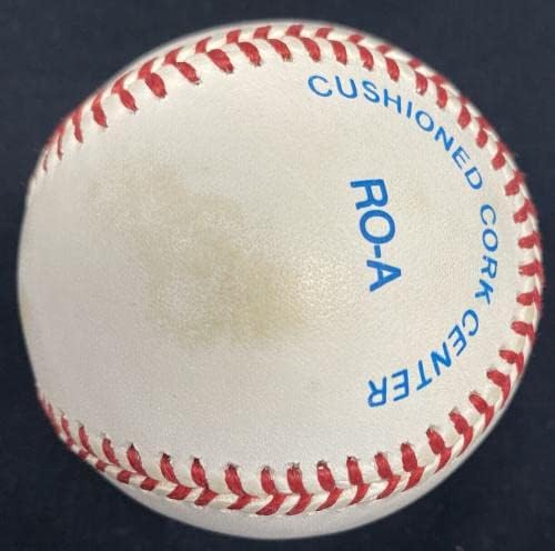 Дерек Джитър Подписа Бейзболен сертификат за Начинаещи PSA / DNA Graded 9 LOA - Бейзболни топки с Автографи