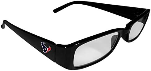 Очила за четене с принтом NFL Houston Texans Унисекс, + 1,25, Черни, Един размер