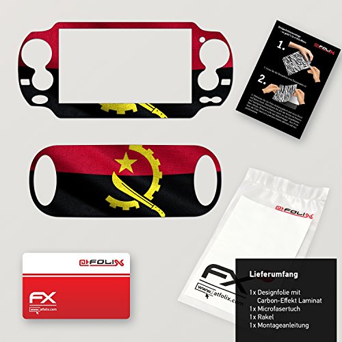 Стикер-стикер на Sony PlayStation Vita Design Skin знаме на Ангола за PlayStation Vita