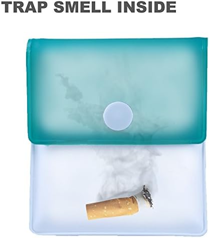 Калъф за джобен пепелник Meta-U-Горенето PVC-Без мирис-Преносим Компактен - Различни цветове - опаковка от 4 броя