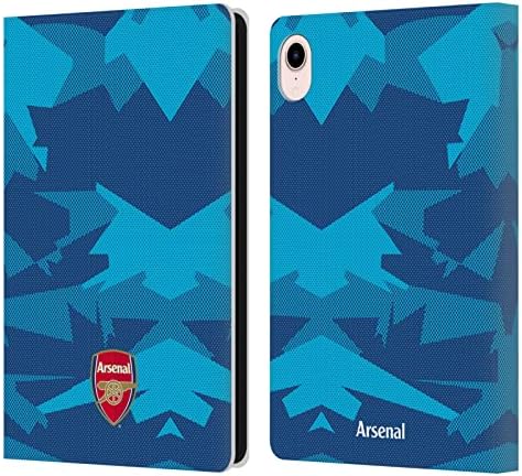 Дизайн на своята практика за главата Официално Лицензиран Му син герб ФК Арсенал и логото на Арсенал Кожен Калъф-книжка-джобен формат и е Съвместим с Apple iPad Mini (2021)