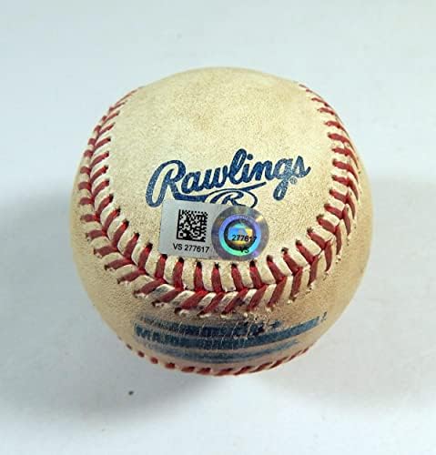 2021 San Francisco Giants Pirates Използвана Бейзбол Уилмър Флорес Фал - Използваните Бейзболни топки