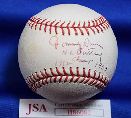 Автограф на Томи Дейвис JSA Coa Мейджър Лийг Бейзбол OML с автограф от ръката на