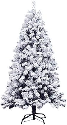 Коледно Дърво TOPYL 9,8 фута Премиум-клас с Флокированным Сняг, Неосвещенная Коледно Дърво, Най-loops с Метална стойка,