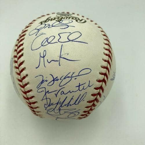 Чудесна отбор на Шампионите от Световната серия от 2004 г., Бостън Ред Сокс Подписа W. S. Baseball JSA - Бейзболни топки