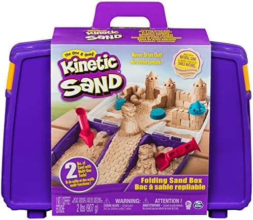 Кинетичната пясък, Сгъваема Кутия за пясък с 2 паунда на Кинетичната пясък, Форма и Инструменти